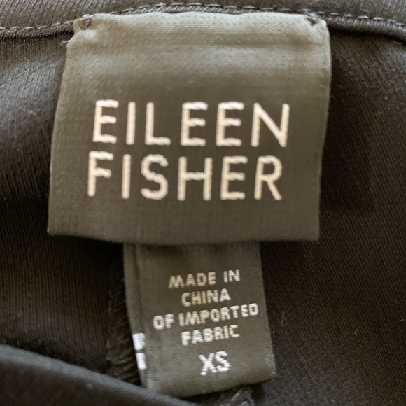 Eileen Fisher Slacks XS Black - Picture 6 of 8